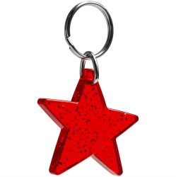 Брелок для ключей Star, красный