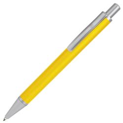 Ручка шариковая, желтый/серебристый