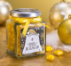 Изображение Леденцы новогодние «Пусть всё сбудется!», апельсин, в стеклянной банке, 130 г