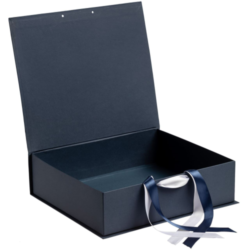 Изображение Коробка на лентах Tie Up, синяя