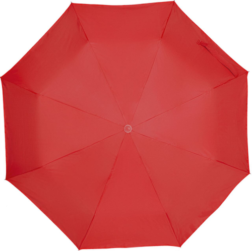 Изображение Зонт складной Silverlake, красный с серебристым