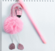 Изображение Ручка - пушистик "Тропическая. Фламинго"