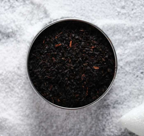 Изображение Набор «С Новым годом»: чай чёрный лимон и мята, сахар фигурный