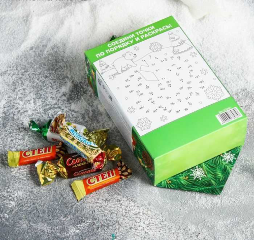 Изображение Набор конфет «С Новым годом», в коробке-конфете, 400 г