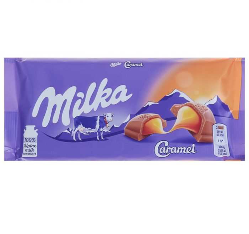 Изображение Молочный шоколад Milka Caramel 100 гр