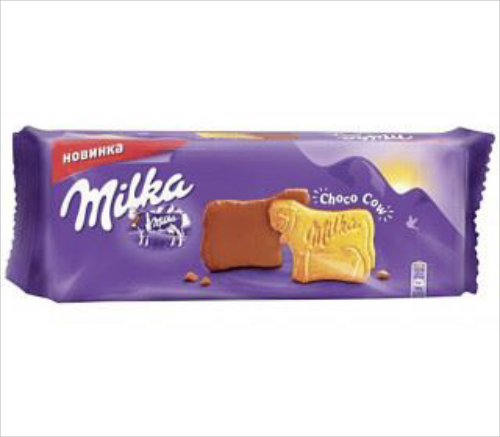 Изображение Печенье MILKA в молочном шоколаде, 200 г