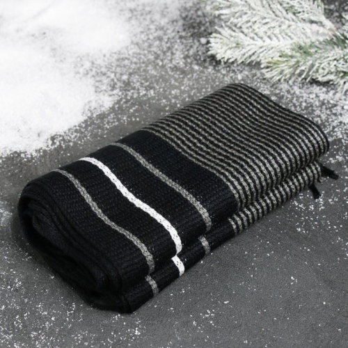 Изображение Подарочный набор С Новым годом!: шарф, ремень, перчатки, зажим для денег
