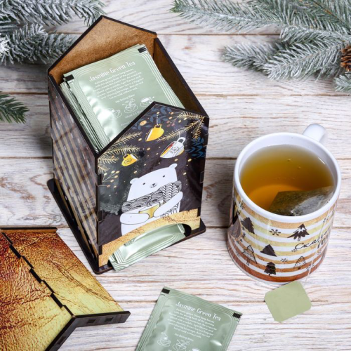 Изображение Подарочный набор Подарок для тех чей день начинается с чашечки чая: чайный домик, кружка