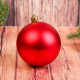 Изображение Новогодний ёлочный шар с массой для лепки Дед Мороз