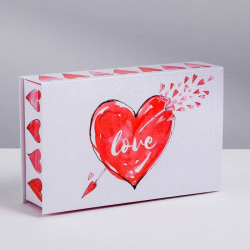 Коробка книга Love, 20*12.5*5 см