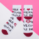Изображение Набор женских носков Сердечки в косметичке, 3 пары