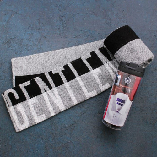 Изображение Подарочный набор Gentlemen: термостакан, шарф