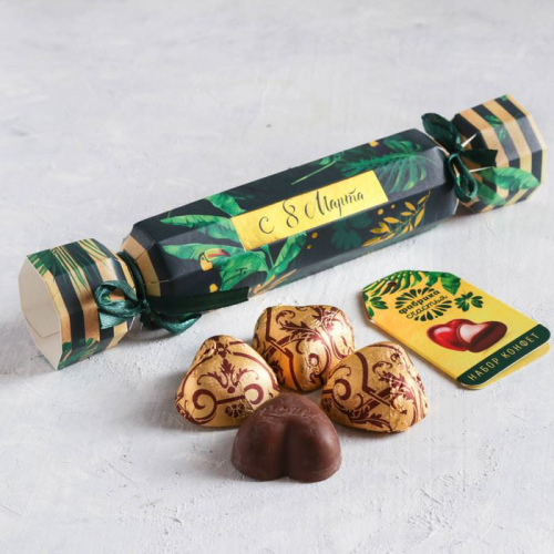 Изображение Шоколадные конфеты в упаковке-конфете С 8 Марта, 57 г