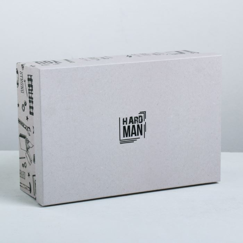 Изображение Коробка прямоугольная Hard man, 30x20x10.5 см