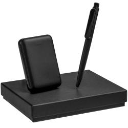Набор Dualist: внешний аккумулятор и ручка, черный