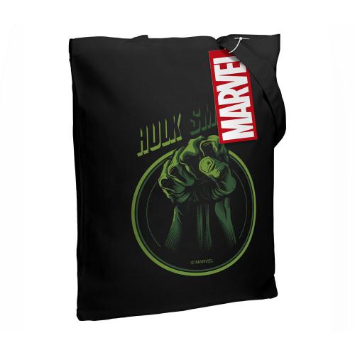 Изображение Холщовая сумка Hulk Smash, черная