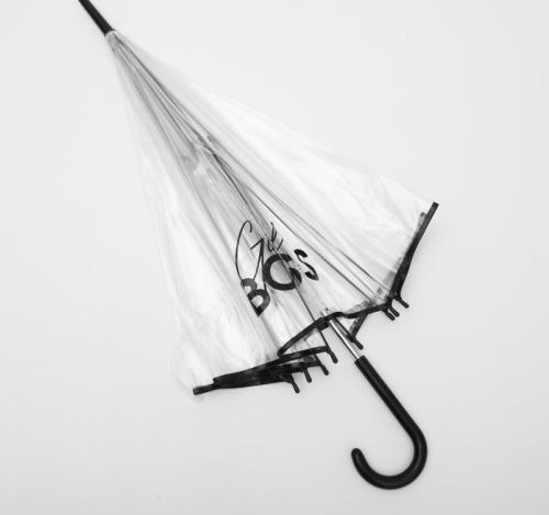 Изображение Прозрачный зонт трость "Girl boss"