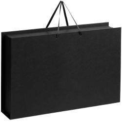 Подарочная коробка Блеск под набор, черная, 36*23 см