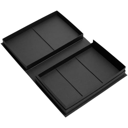 Изображение Подарочная коробка Блеск под набор, черная, 36*23 см