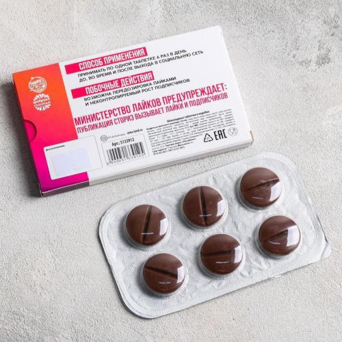 Изображение Шоколадные таблетки в коробке Инсталайк форте