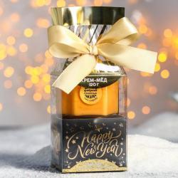 Подарочный набор Happy New Year: чай и крем-мёд