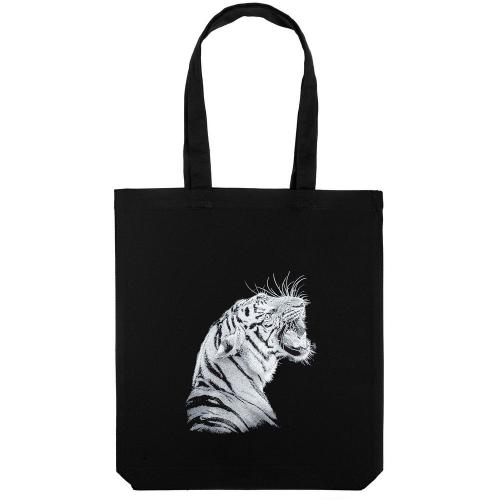 Изображение Холщовая сумка Like a Tiger, черная