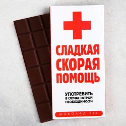 Шоколад молочный Скорая помощь, 85 г