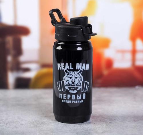 Изображение Бутылка для воды «Real man», 500 мл