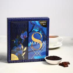 Подарочный набор 8 марта: чай и шоколад