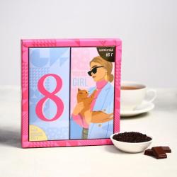 Подарочный набор 8 марта You go girl: чай и шоколад