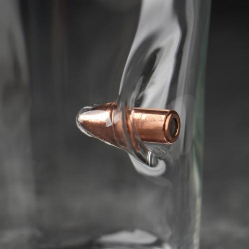 Изображение Стакан для виски с пулей "Непробиваемый", 250 мл