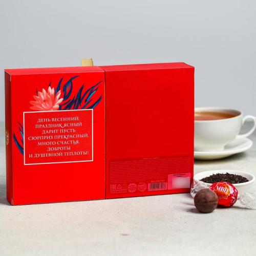 Изображение Подарочный набор Расцветай: чай и конфеты