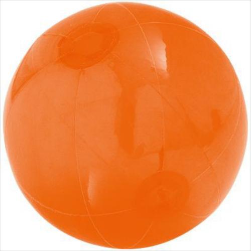 Изображение Надувной пляжный мяч Sun and Fun, полупрозрачный оранжевый