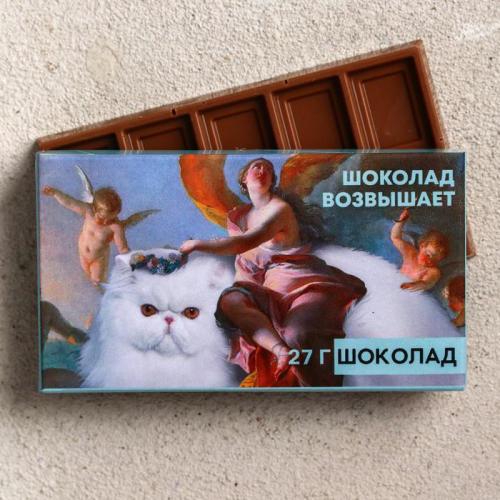Изображение Шоколад молочный Шоколад возвышает, 27 г