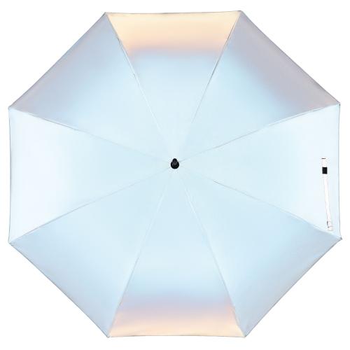 Изображение Зонт-трость Manifest со светоотражающим куполом, серый