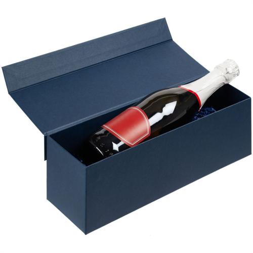Изображение Коробка под бутылку Color Jacket, синяя