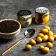 Изображение Набор Only for man: крем-мед с апельсином и хлопком, орехи в шоколадной глазури, чай с апельсином и шоколадом, ложка
