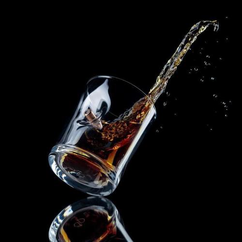 Изображение Стакан "Непробиваемый", с пулей, для виски, 250 мл