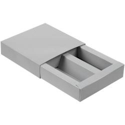 Коробка-пенал Shift, малая, серая, 9х9х2,3 см