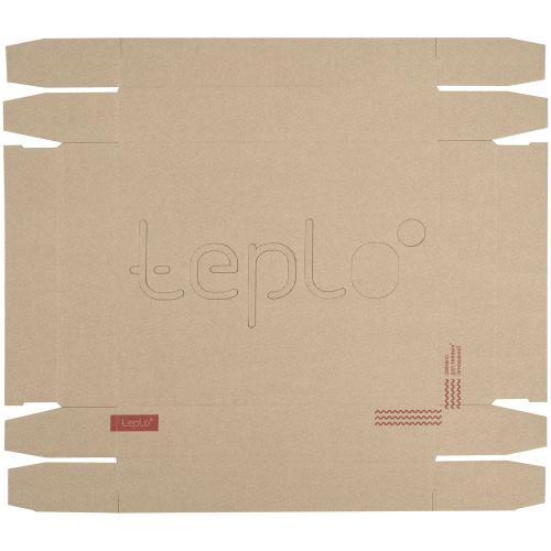 Изображение Коробка Teplo, малая, крафт, 29,6х25х6,5 см