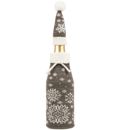 Изображение Чехол на бутылку Snow Fairy, серый