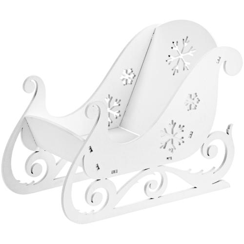 Изображение Декоративное украшение «Сани», белые