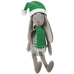 Игрушка Smart Bunny, в зеленом шарфике и шапочке