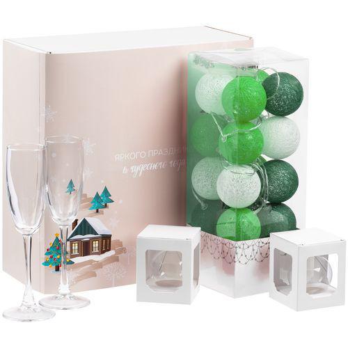 Изображение Набор Merry Moments для шампанского, зеленый