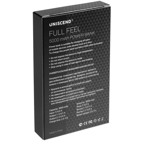Изображение Внешний аккумулятор Uniscend Full Feel 5000 мАч, черный