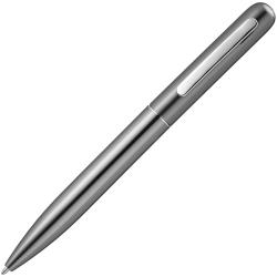 Ручка шариковая Scribo, серо-стальная