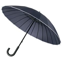 Зонт-трость Ella 24 спицы, темно-синий