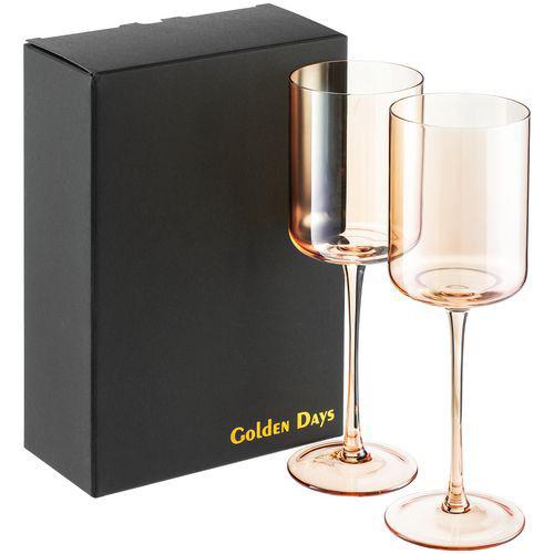 Изображение Набор из 2 бокалов для вина Golden Days