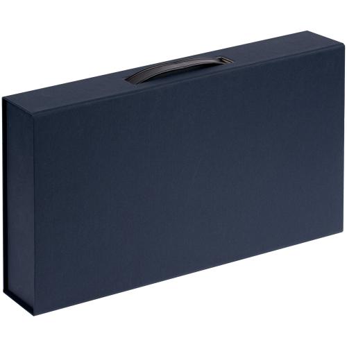 Изображение Коробка с ручкой Platt, синяя